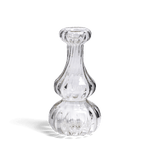 Handblown Double Drop Candlestick Holder