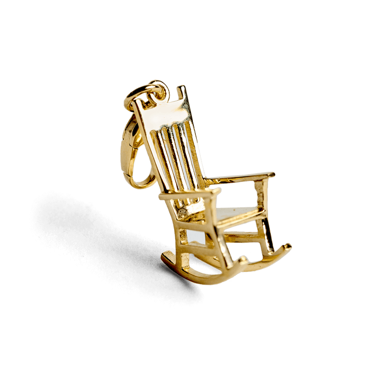 Blackberry Farm 14k Gold Rocking Chair Charm