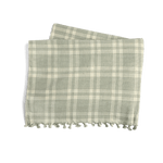 Sage Marianne Plaid Tablecloth