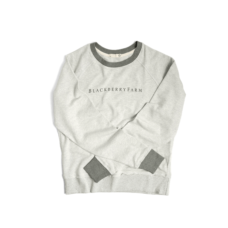 BF Light Heather Grey Varsity Sweatshirt