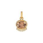 Peach Tourmaline Pendant