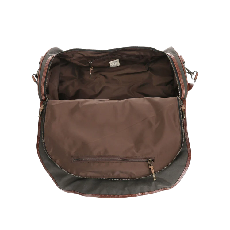 cutter and buck travel duffel bag blackberry Canvas Weekender Duffel Bag, Bark