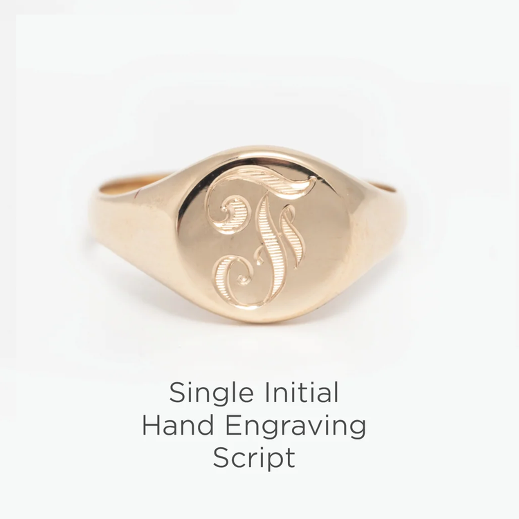 Traditional Initial Engraving