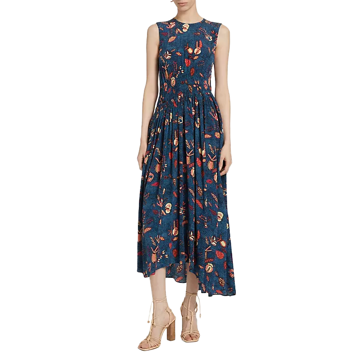 Ulla Johnson Luca Dress Blue Dahlia