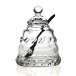 Crystal Honey Jar with Spoon