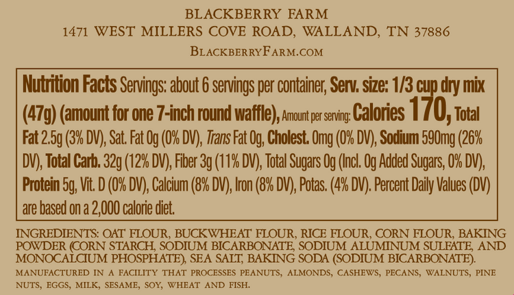 Truly Southern Waffle Mix