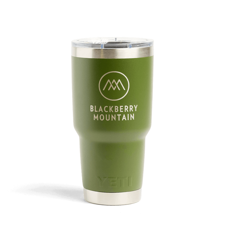 Blackberry Mountain Yeti Tumbler Green