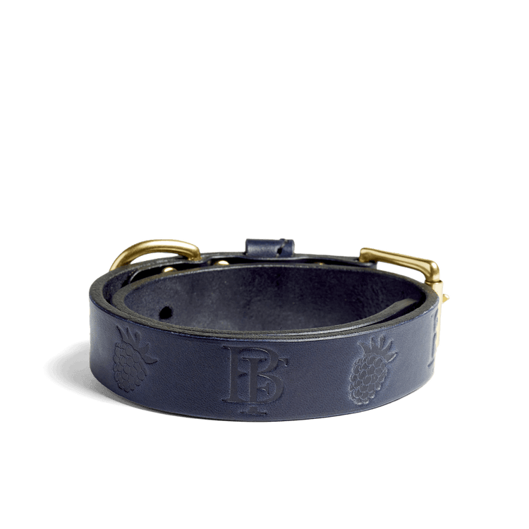 Embossed Leather Dog Collar 5