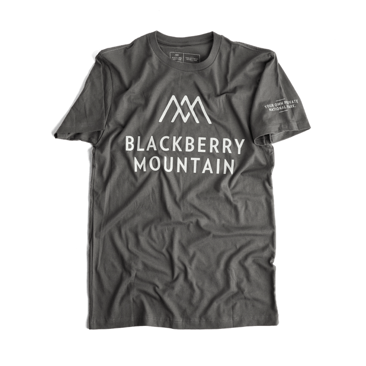 Blackberry Mountain Short-Sleeve Gray T-Shirt