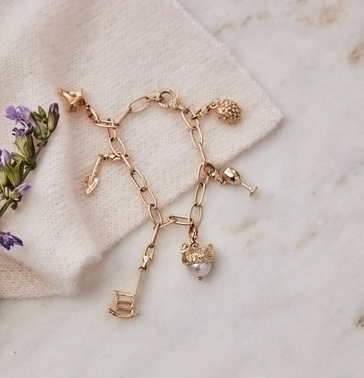 Blackberry Farm 14k Gold Blackberry Charm - Image 2