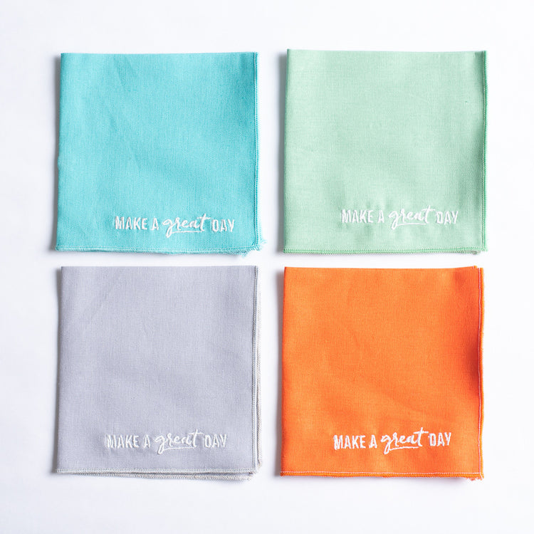 Make A Great Day Cocktail Napkin Set - Image 1
