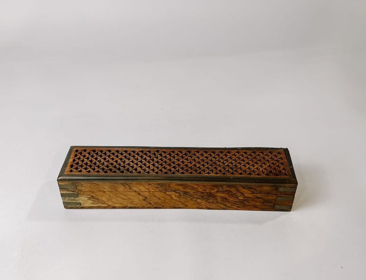 Antique Game Pieces Box