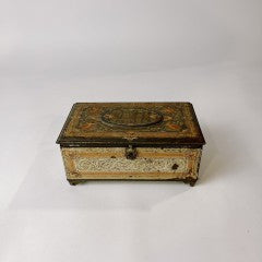 Antique Metal Chocolate Tin