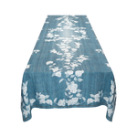 S&B x Blackberry Farm Denim Hydrangea Tablecloth