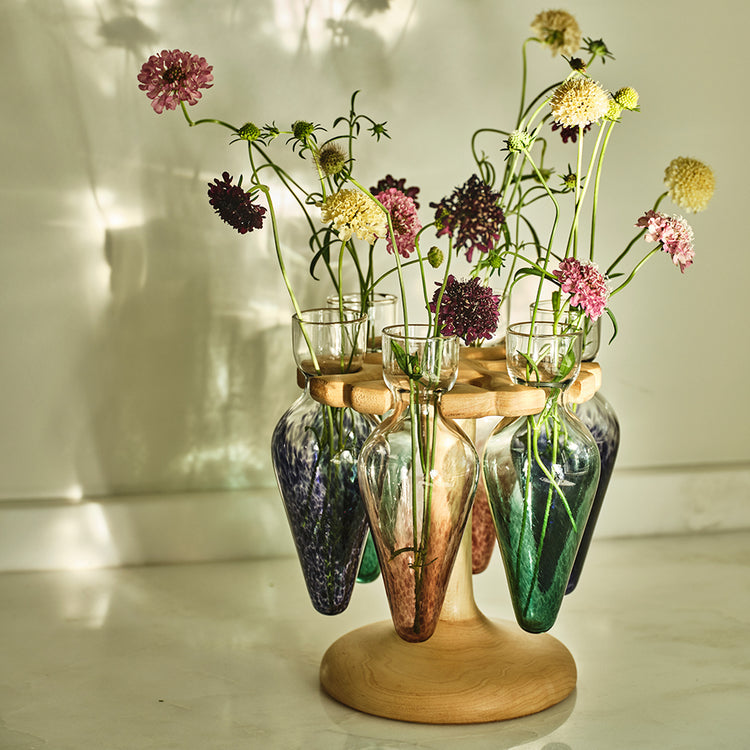 Custom Fall Colored Bud Vase Holder