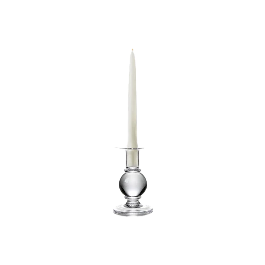 Glass Candlestick Holder