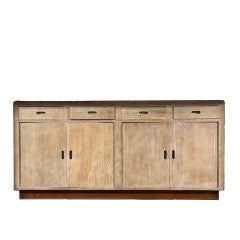 Pair of Oak Credenza
