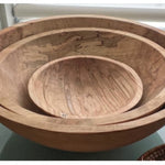 MAPLE ROUND SERVING BOWL M 15