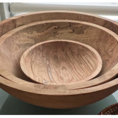 MAPLE ROUND SERVING BOWL M 15" CART 02