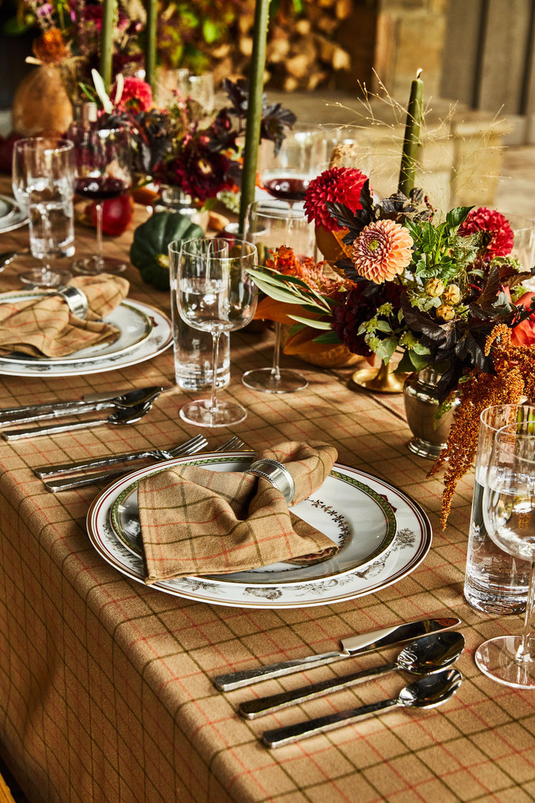 Custom Checkered Tablecloth