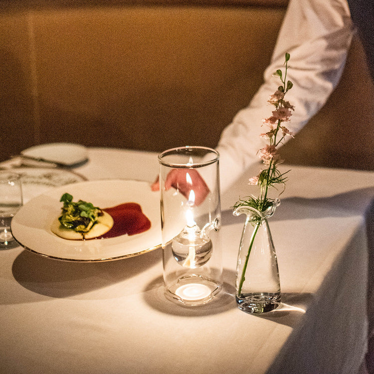 Glass Oil Lamp