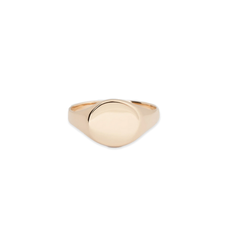 Hand Engraved Initial Ring