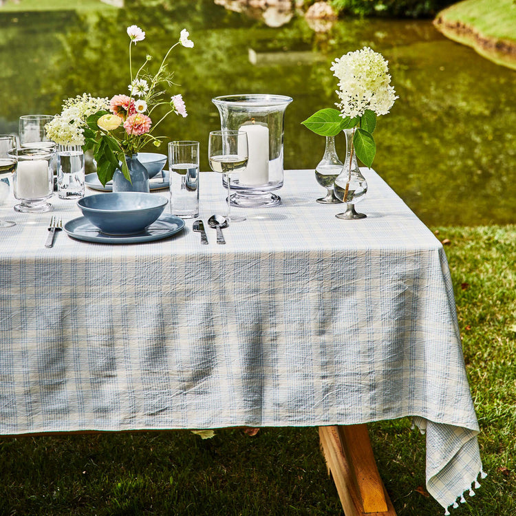 Marianne Plaid Tablecloth