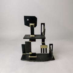 Modernist Iron and Brass Sculpture